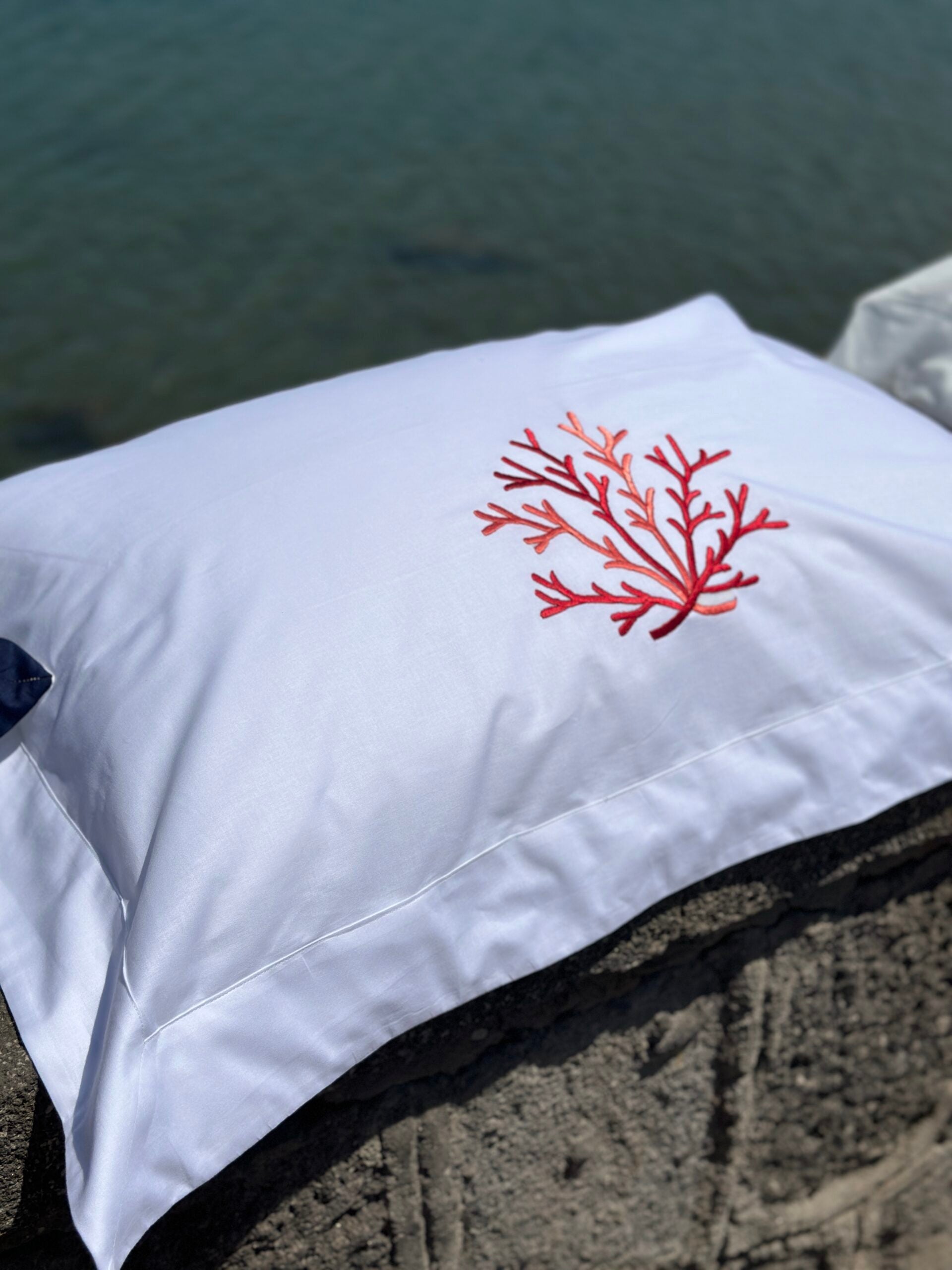 Completo lenzuola corallo