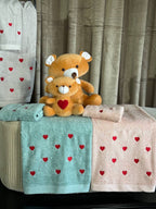 Coppia viso e ospite cuori