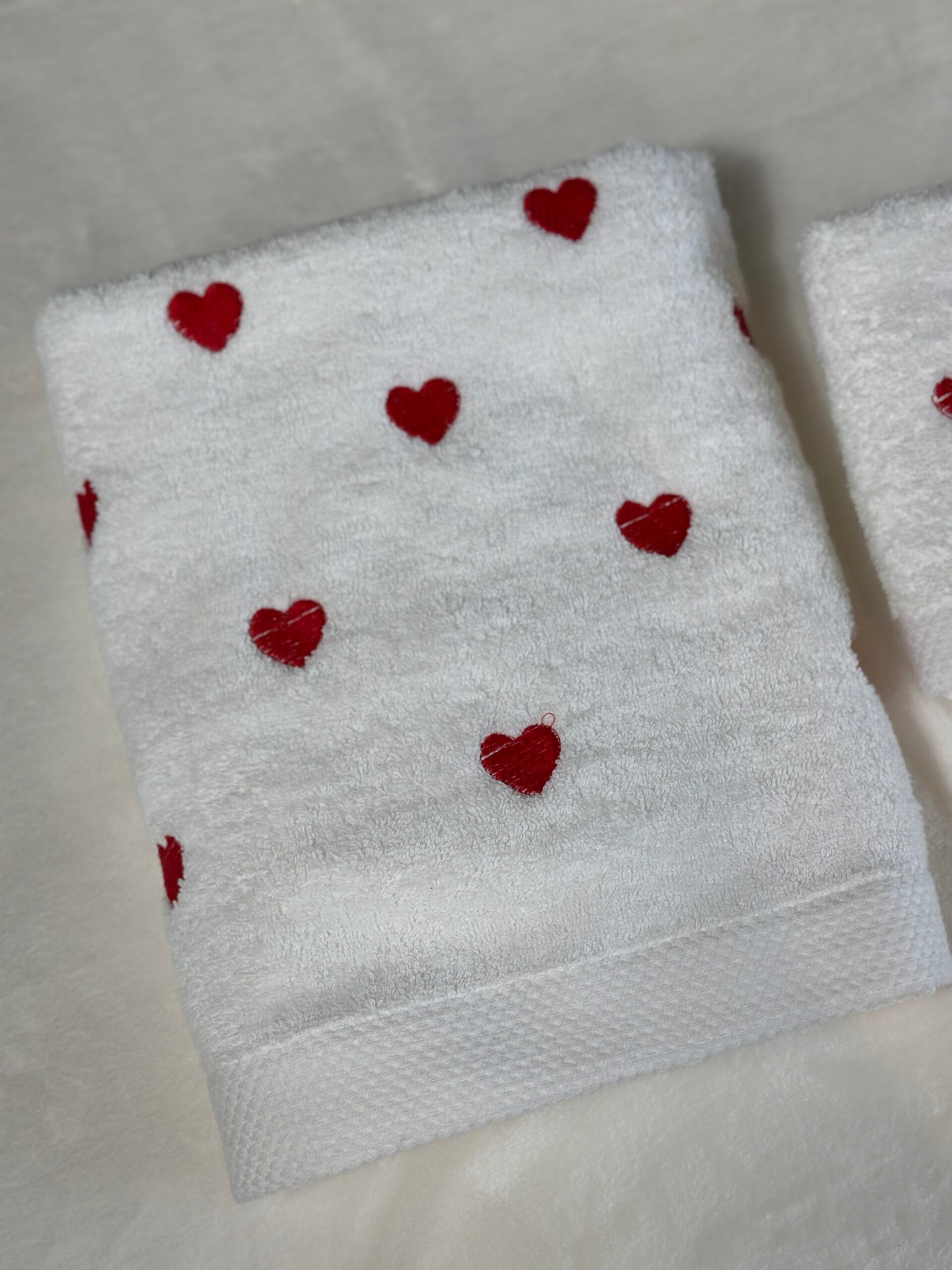 Coppia viso e ospite cuori