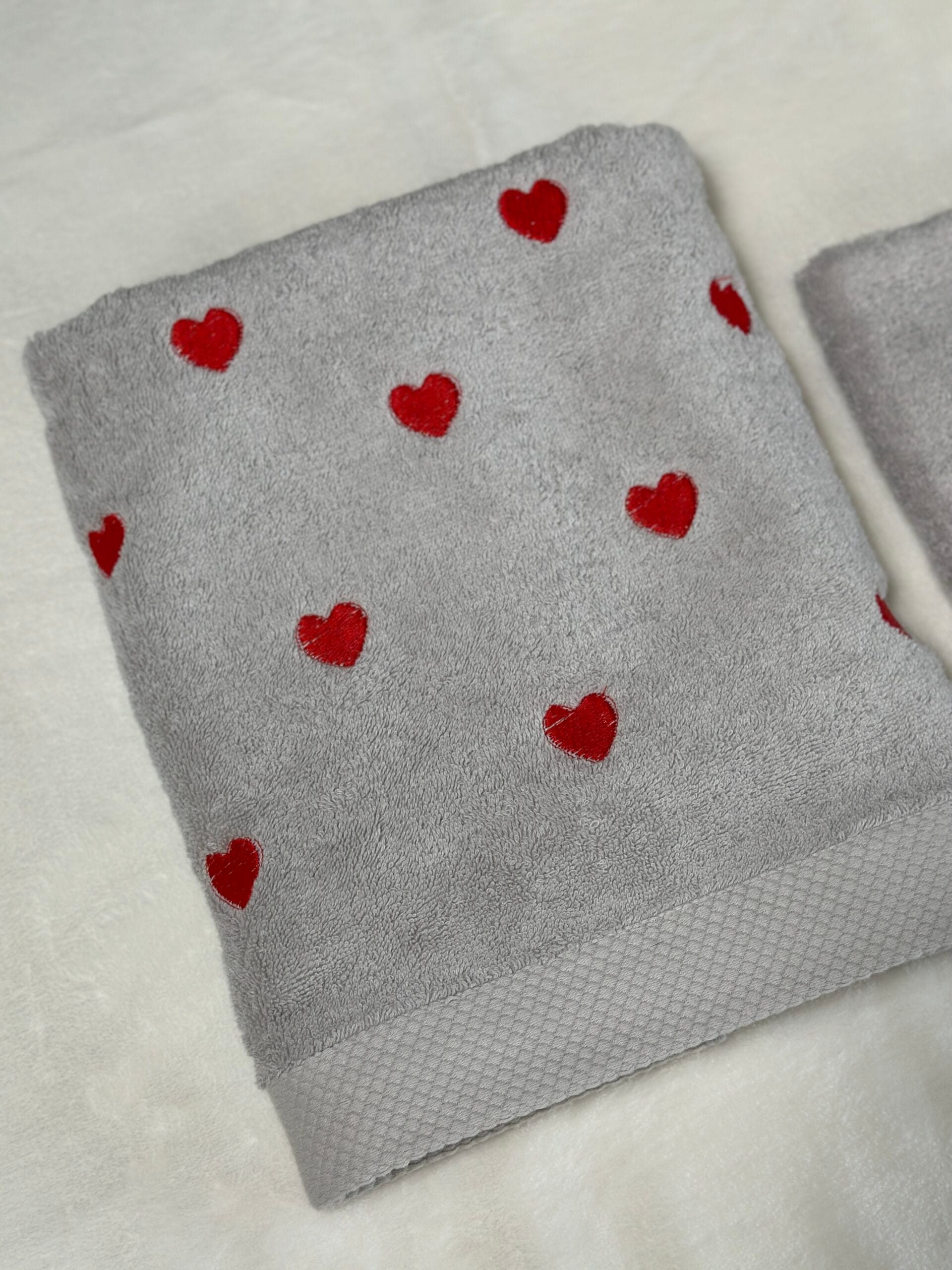 Coppia viso e ospite cuori