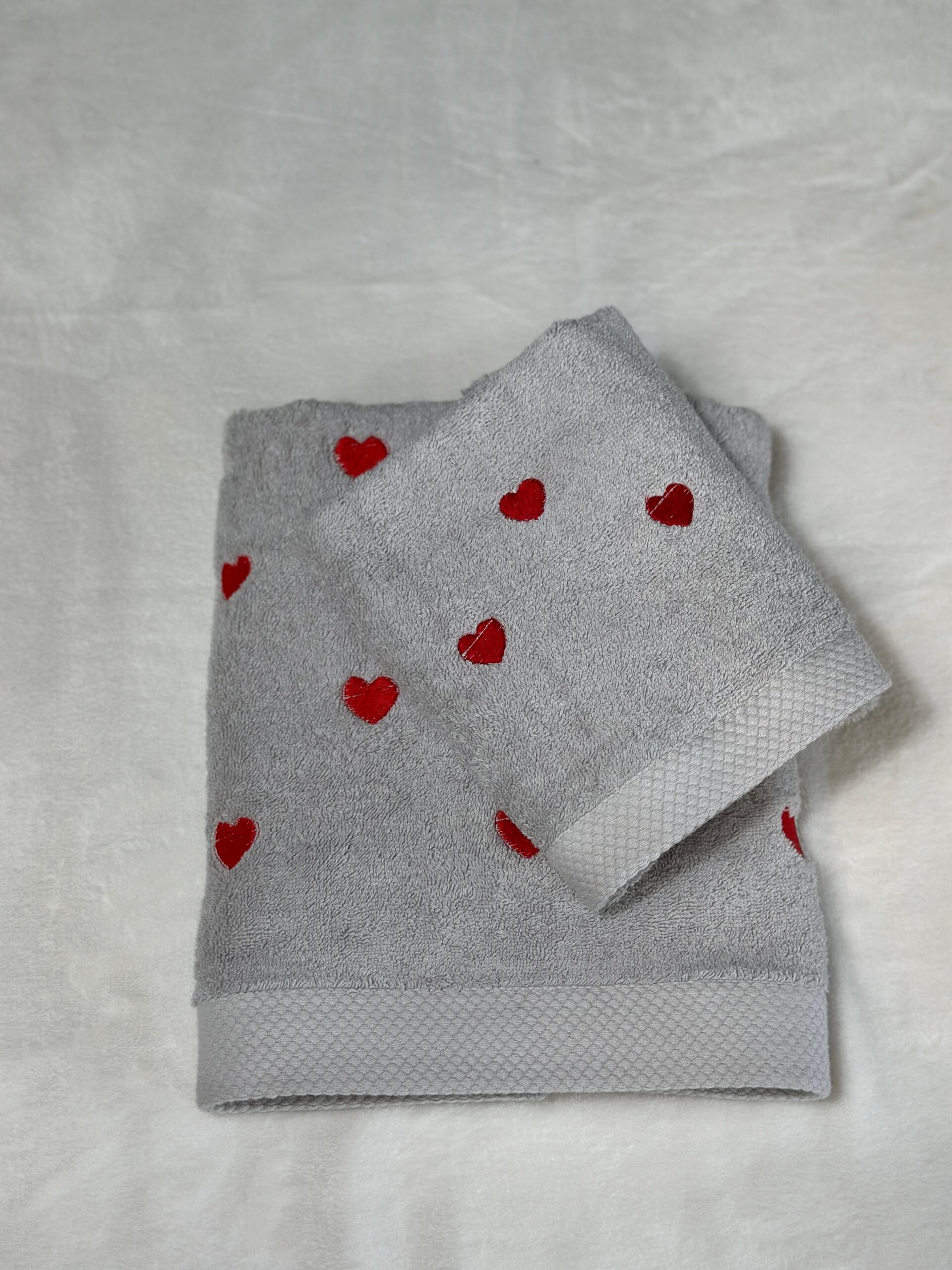 Coppia viso e ospite cuori