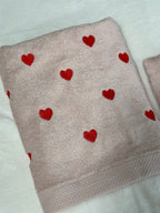 Coppia viso e ospite cuori