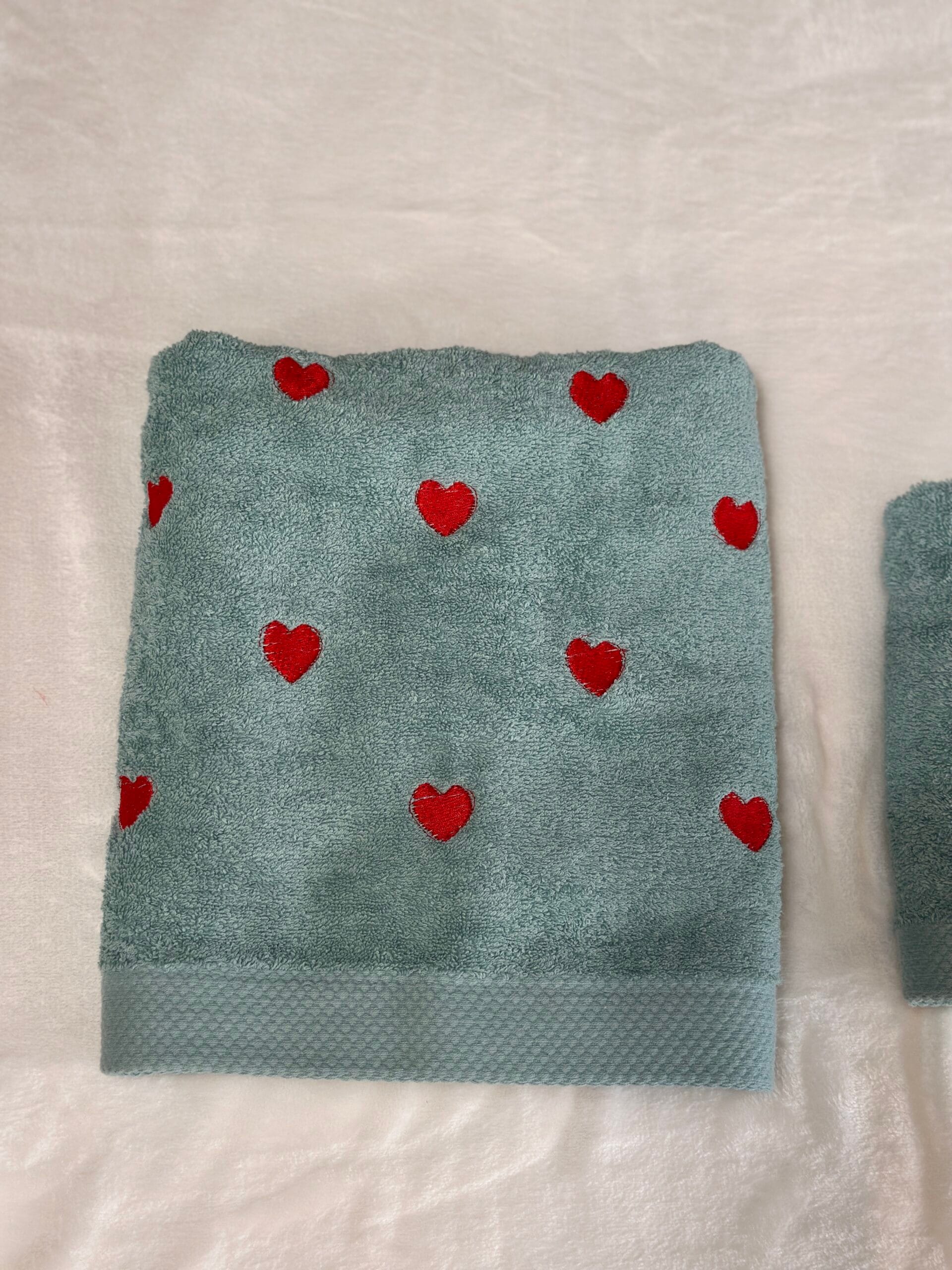 Coppia viso e ospite cuori