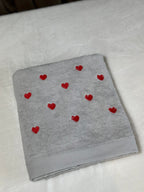 Coppia viso e ospite cuori