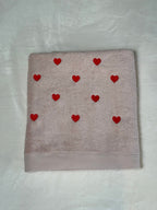 Coppia viso e ospite cuori