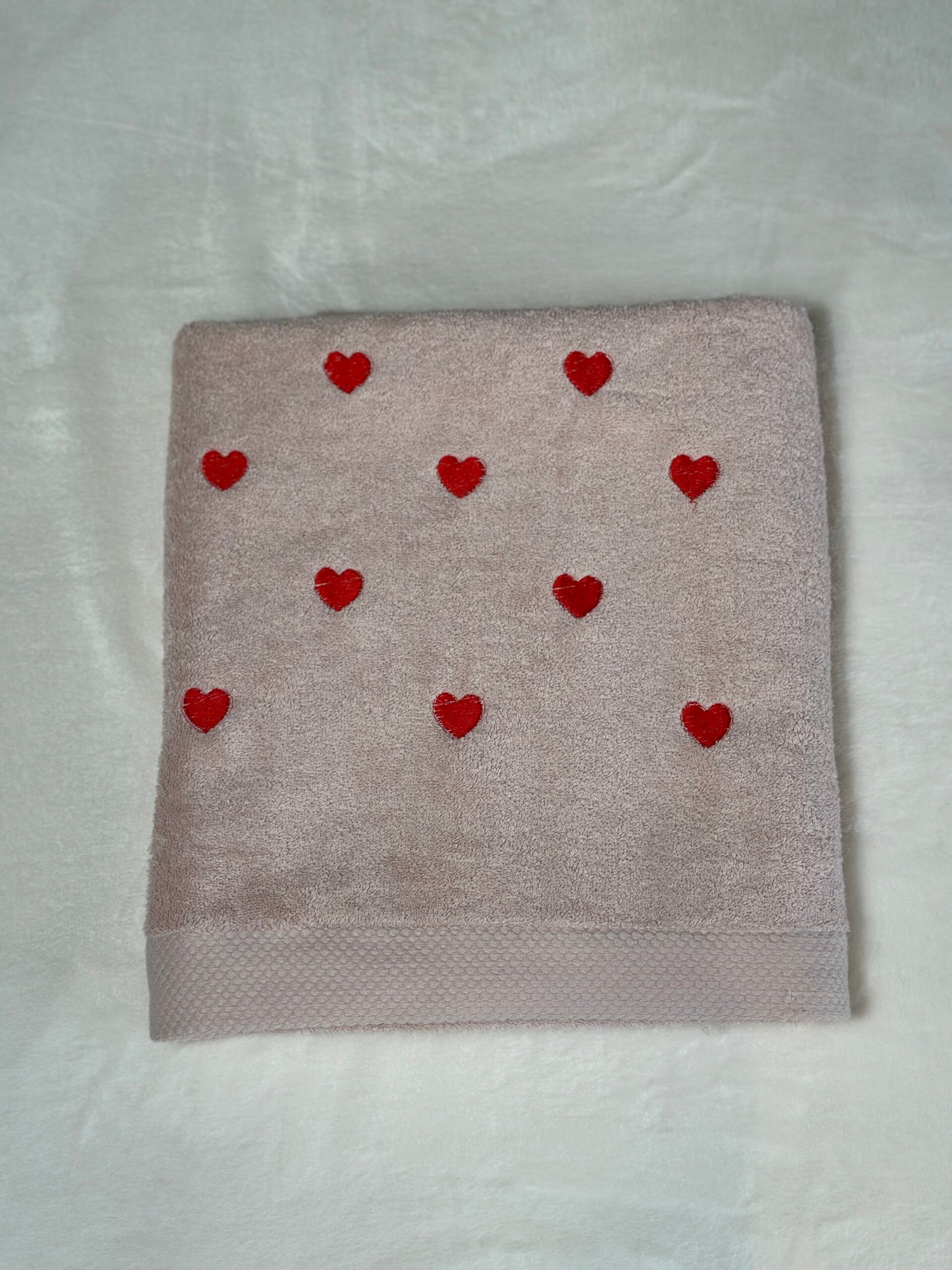 Coppia viso e ospite cuori