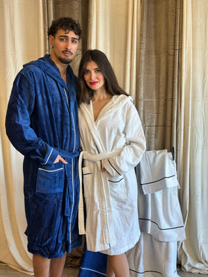 bianco/bacchetta blu