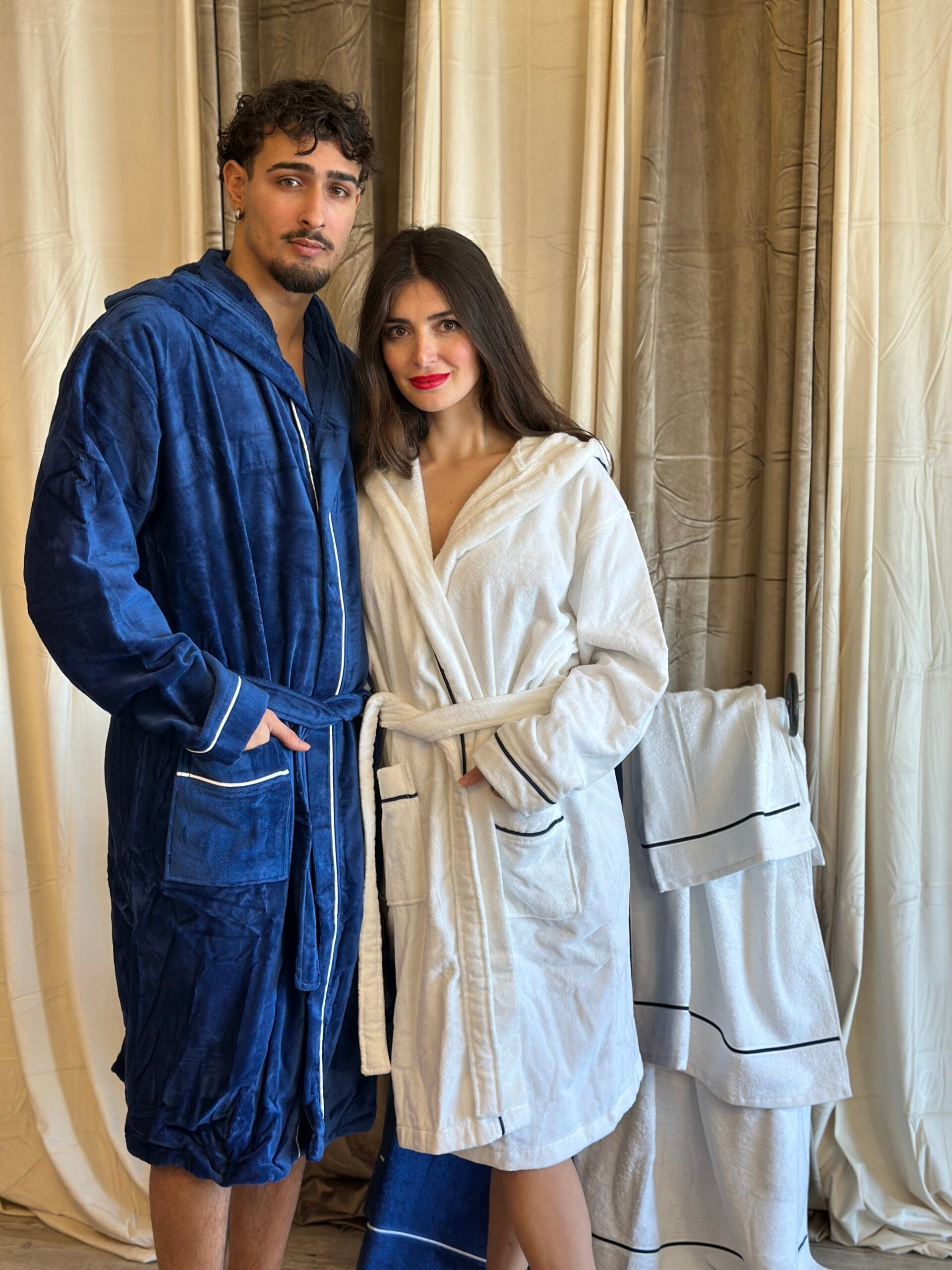 Coppia viso e ospite linea bacchetta