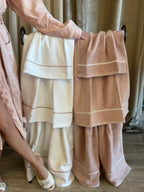 Coppia viso e ospite linea bacchetta