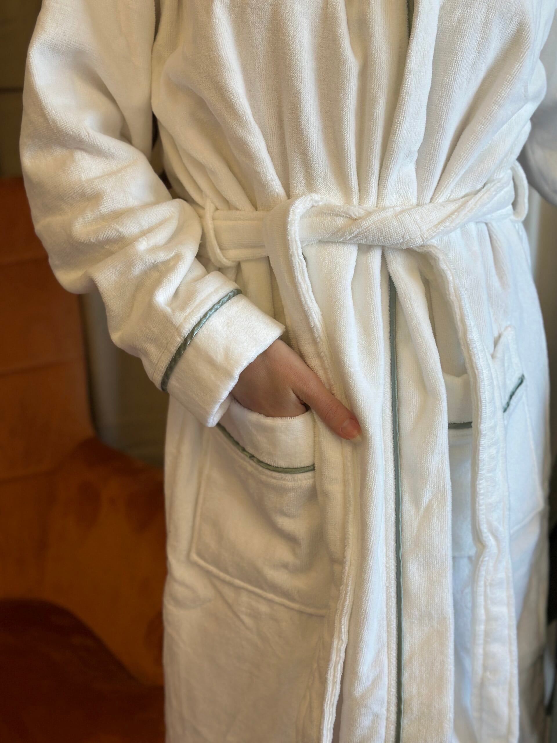 Accappatoio spugna linea bacchetta