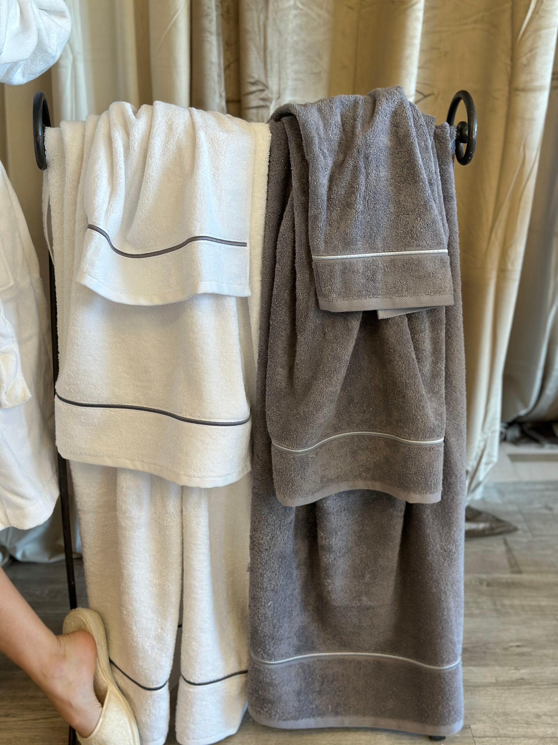 Coppia viso e ospite linea bacchetta