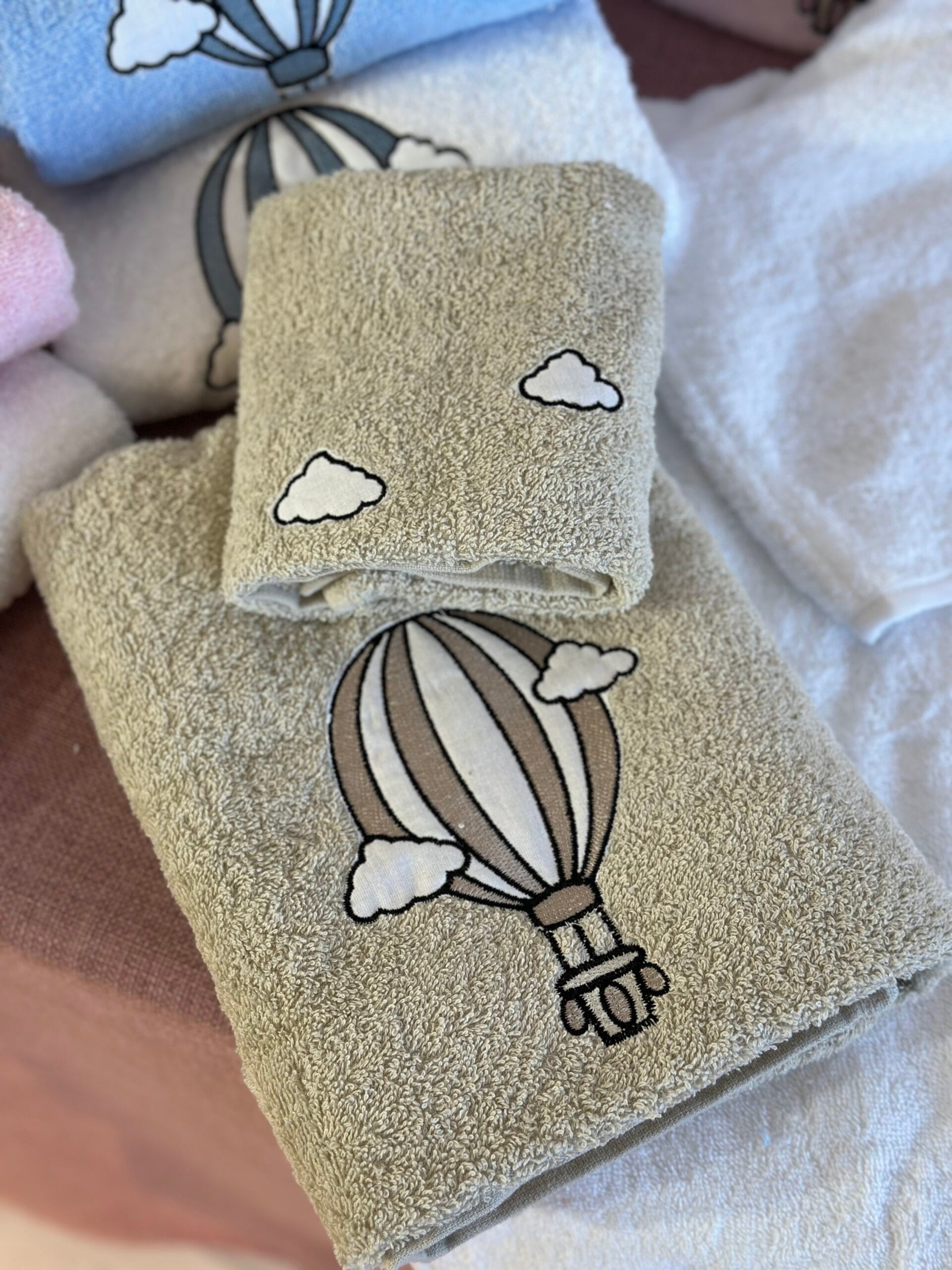 Asciugamani Mongolfiera