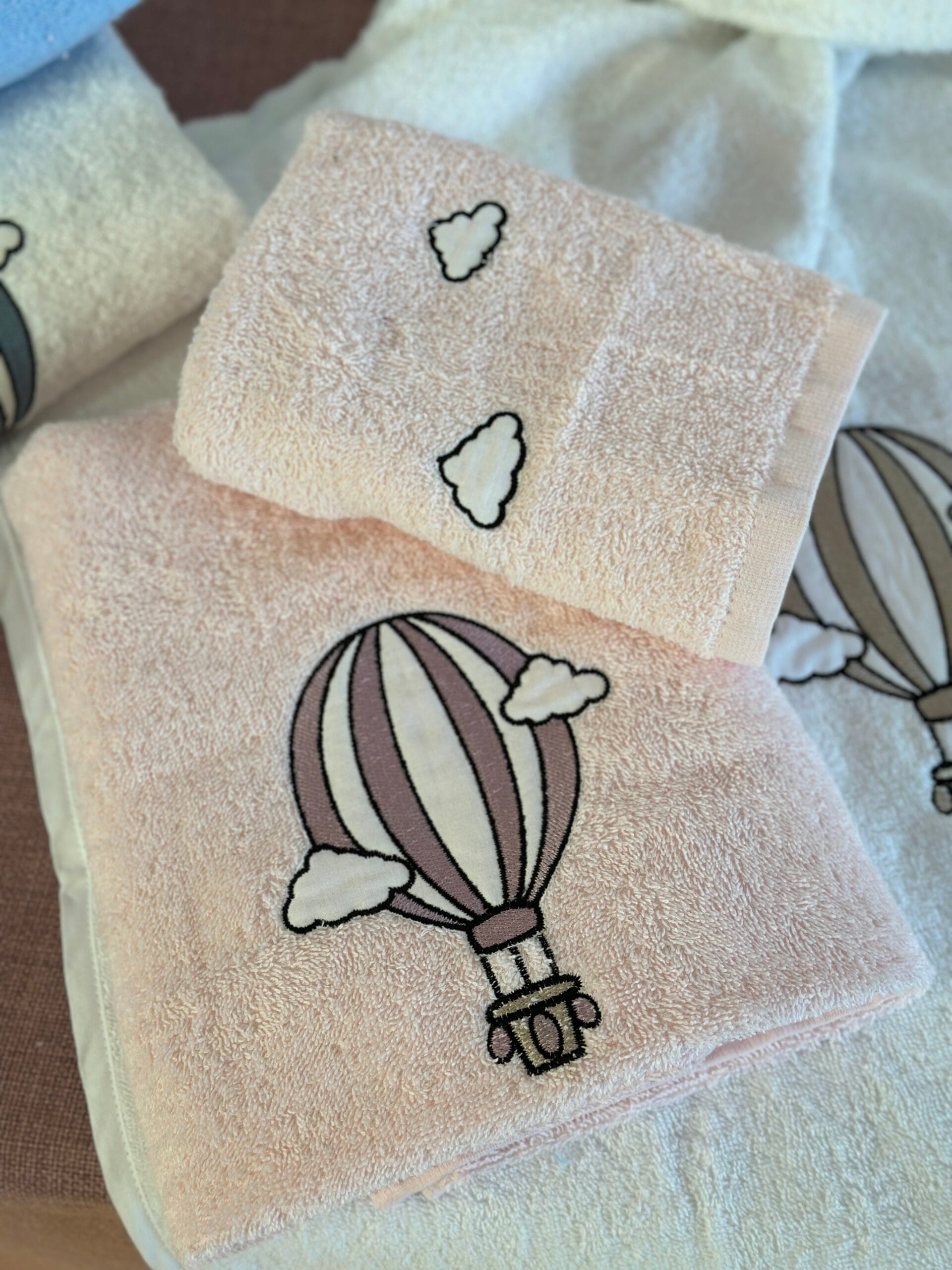 Asciugamani Mongolfiera