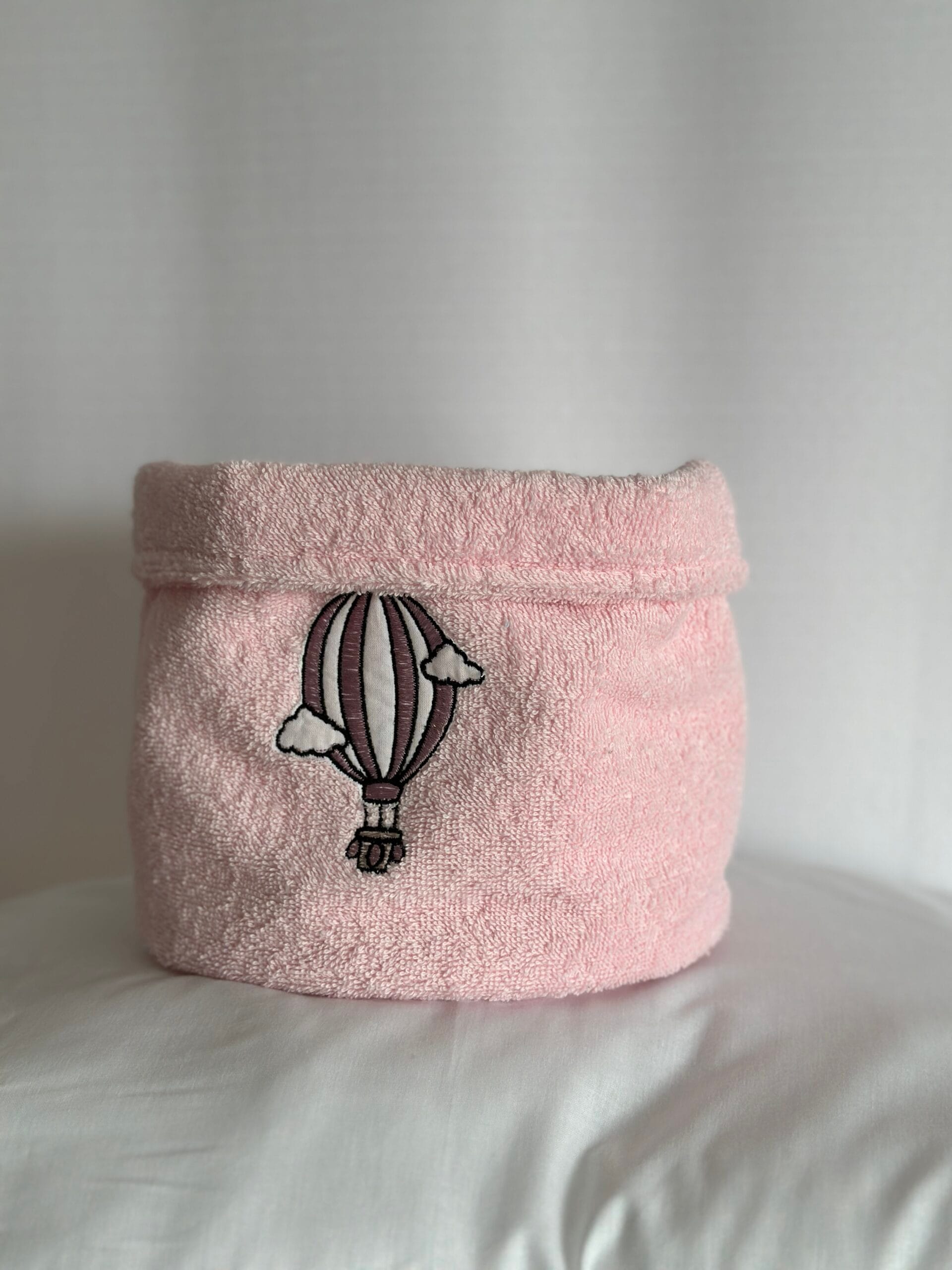 Cestino lavette mongolfiera