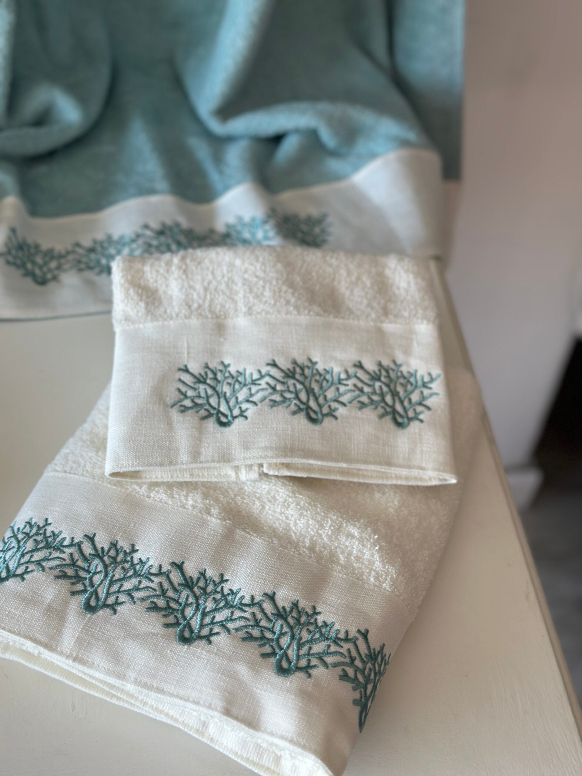 Asciugamani (1+1) corallium