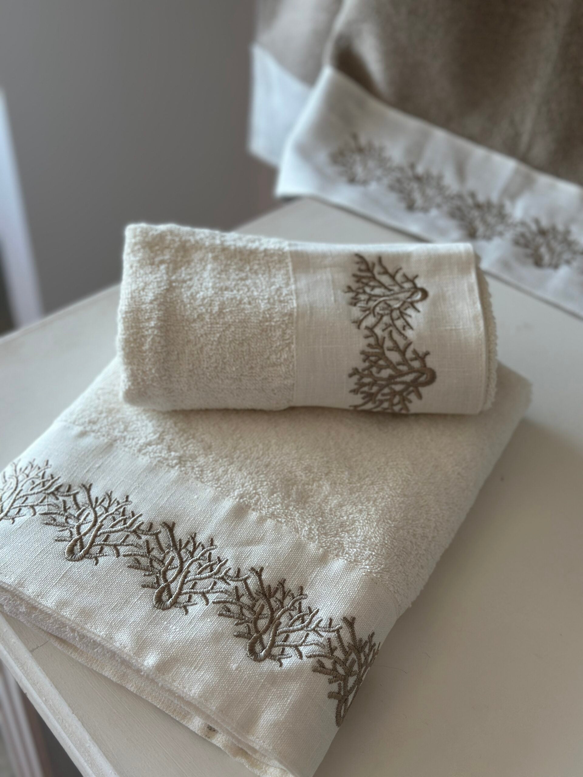 Asciugamani (1+1) corallium