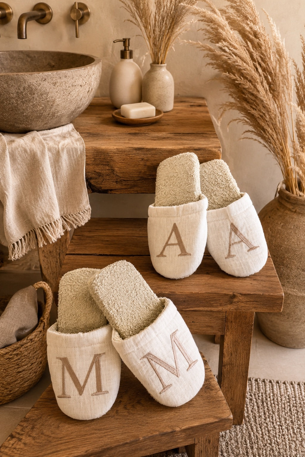 Pantofole Lino