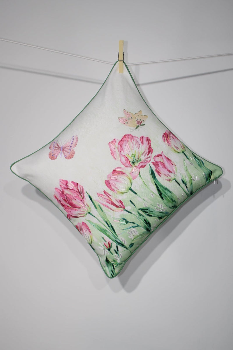Cuscino-tulipani
