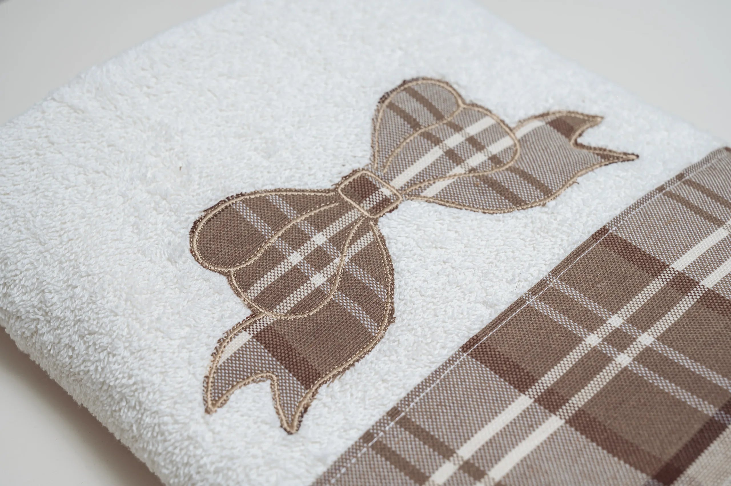 Coppia viso e ospite tartan Dolce Inverno