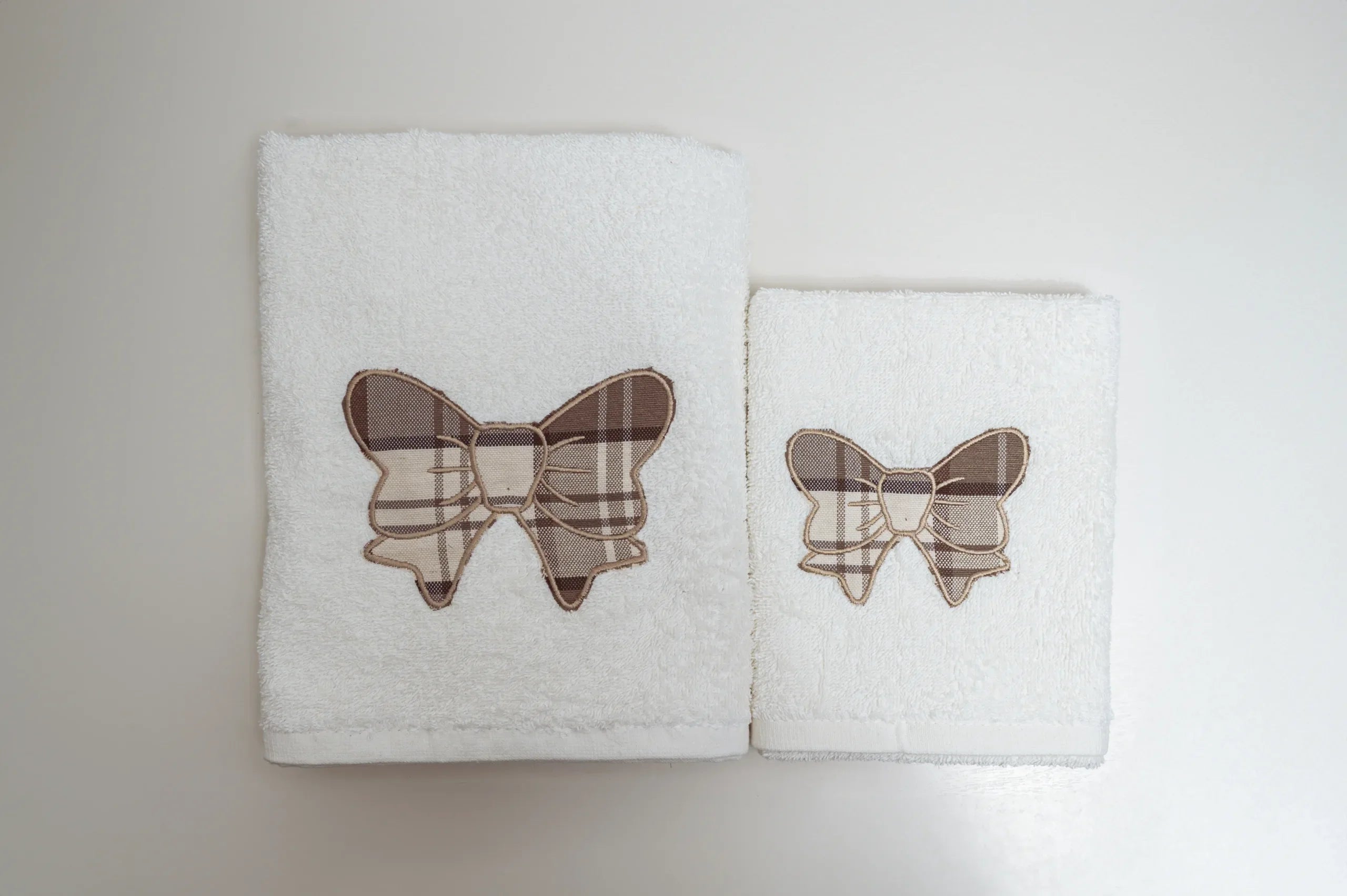 Coppia viso e ospite Natale in Tartan