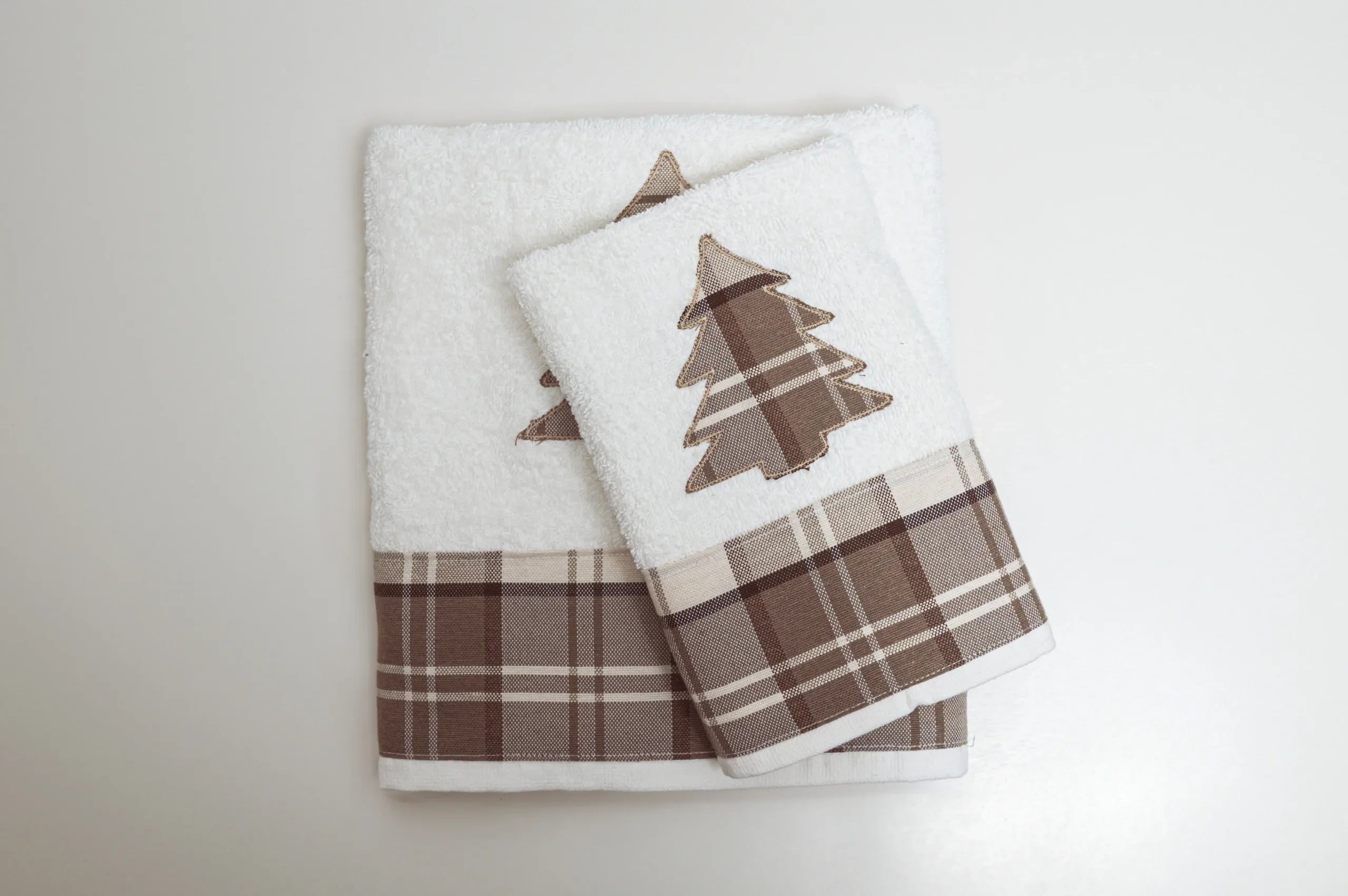 Coppia viso e ospite tartan Dolce Inverno