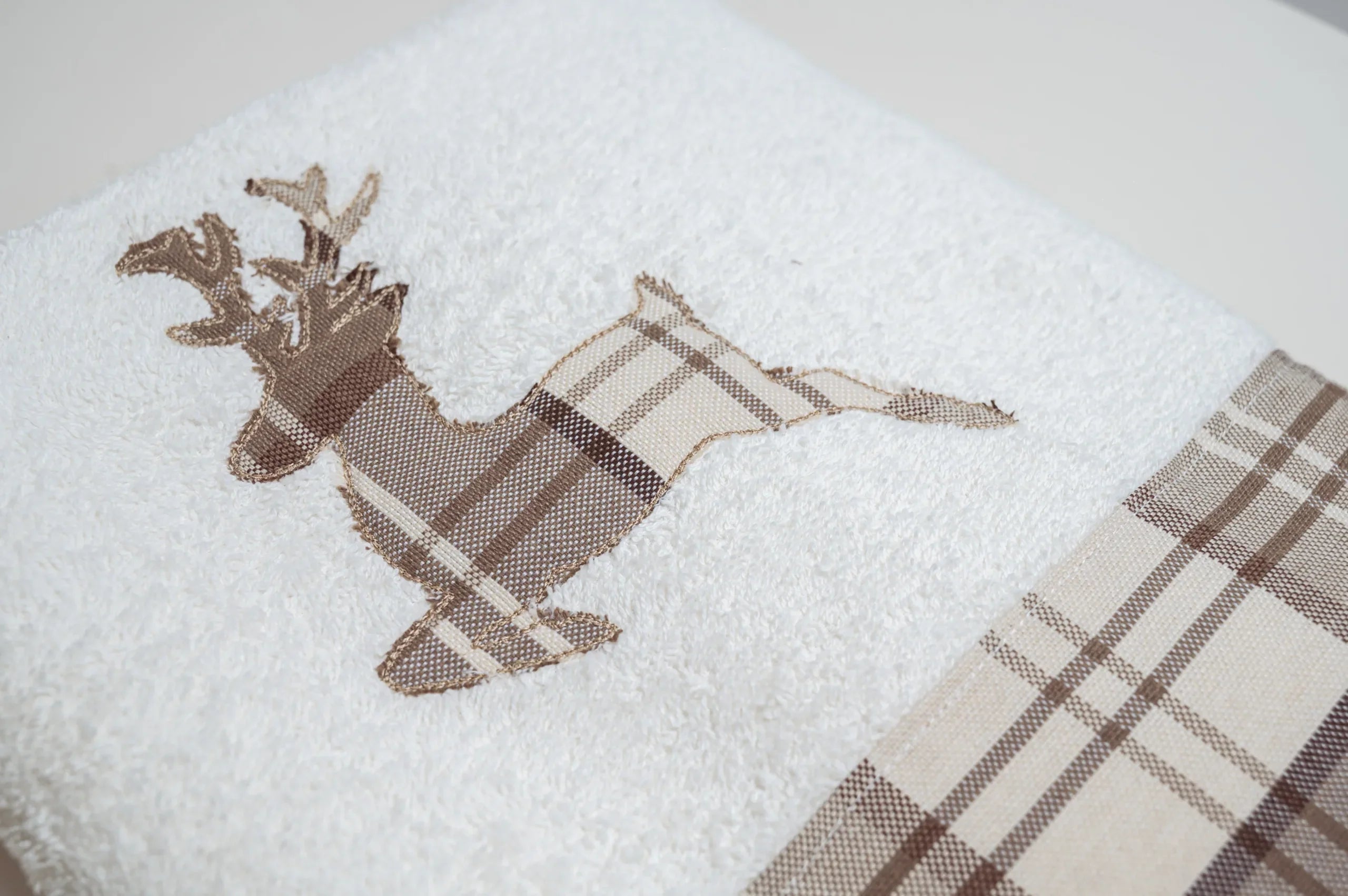 Coppia viso e ospite tartan Dolce Inverno