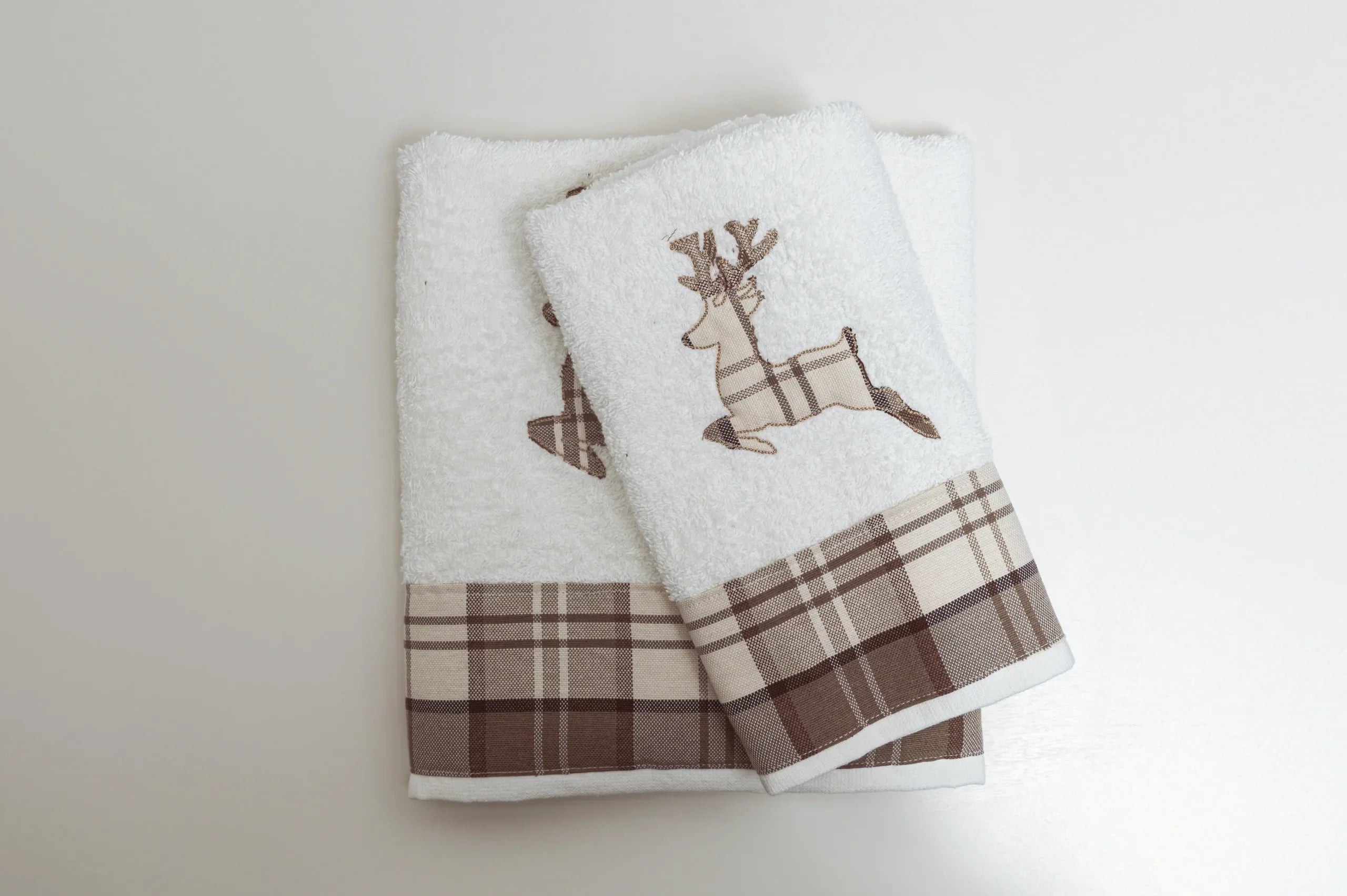 Coppia viso e ospite tartan Dolce Inverno