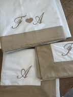 Completo lenzuola balza raso