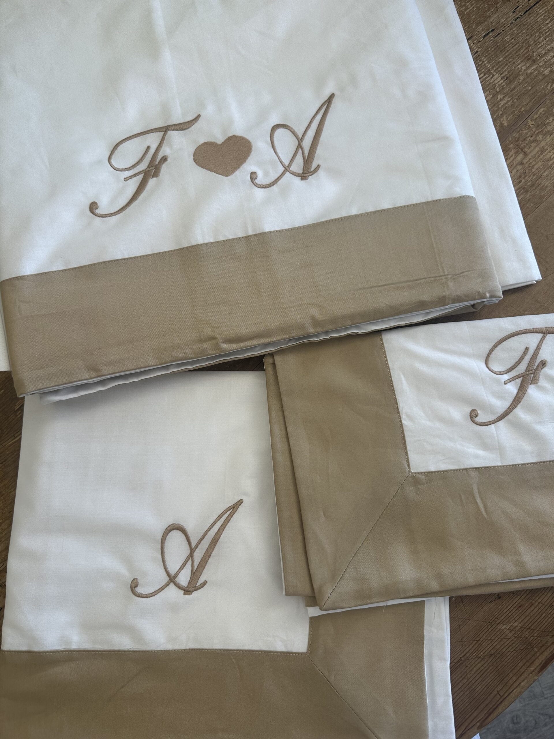 Completo lenzuola balza raso