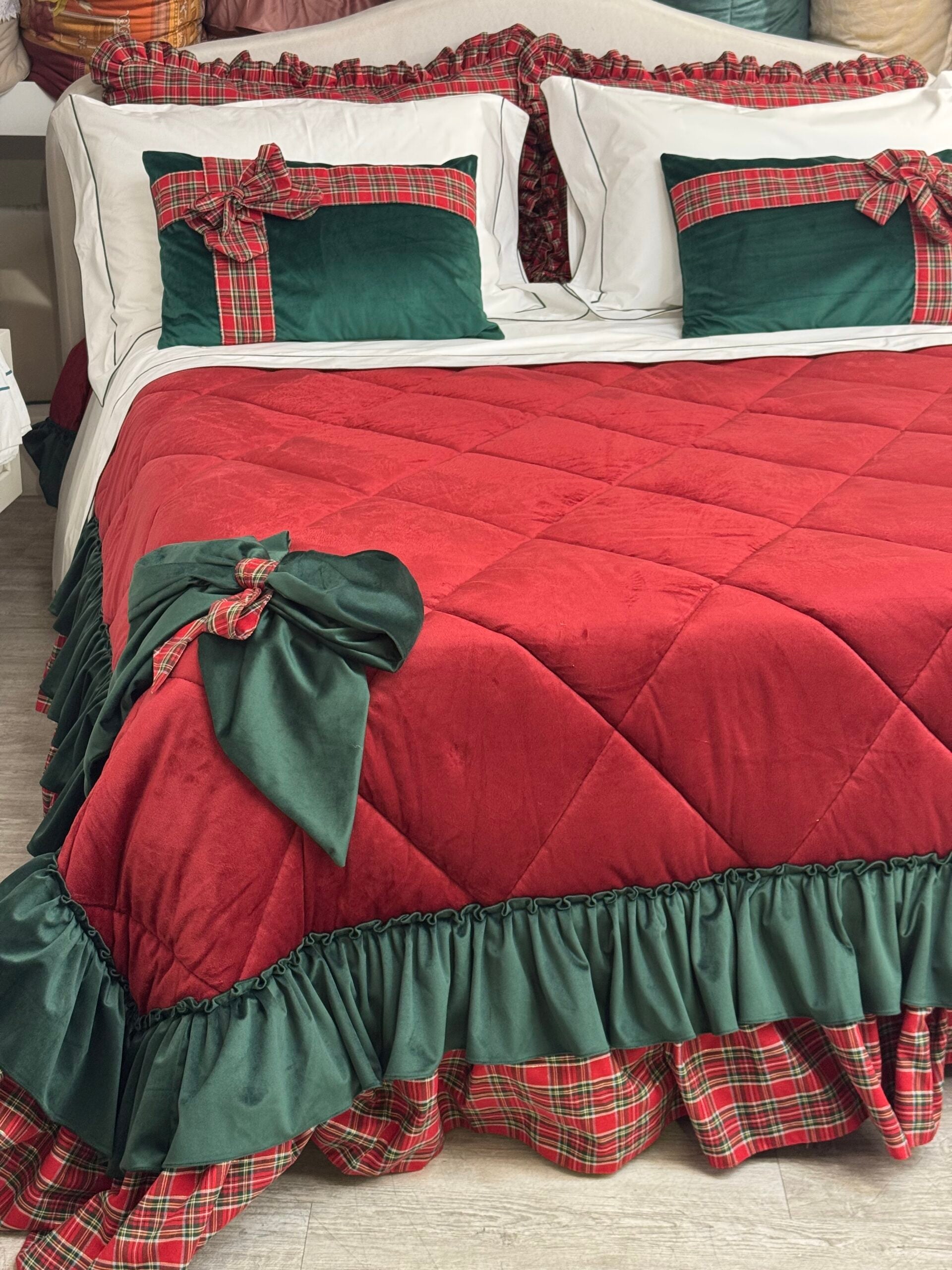 Trapunta Natale Fiocco