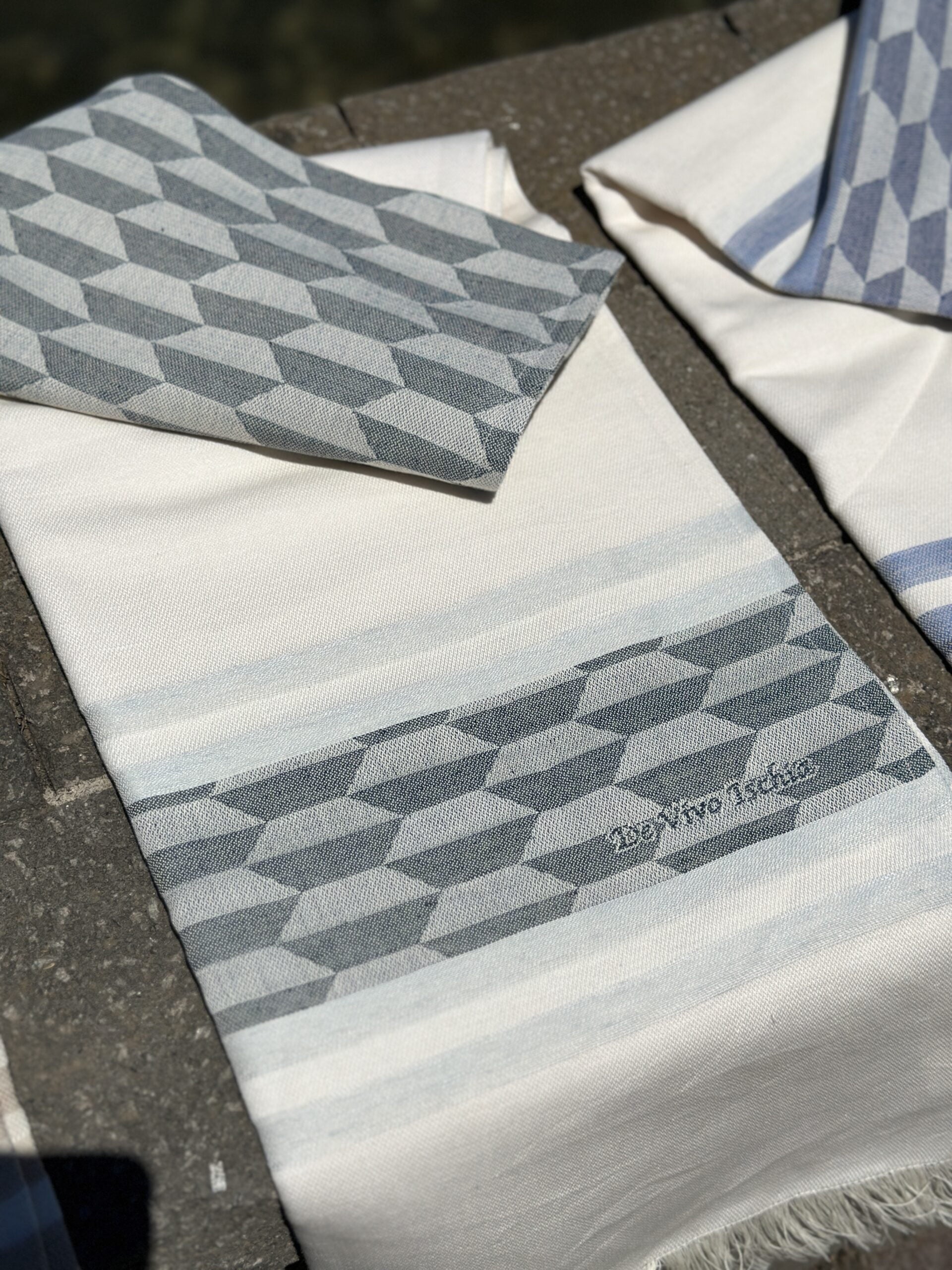 Telo in lino naturale 3D