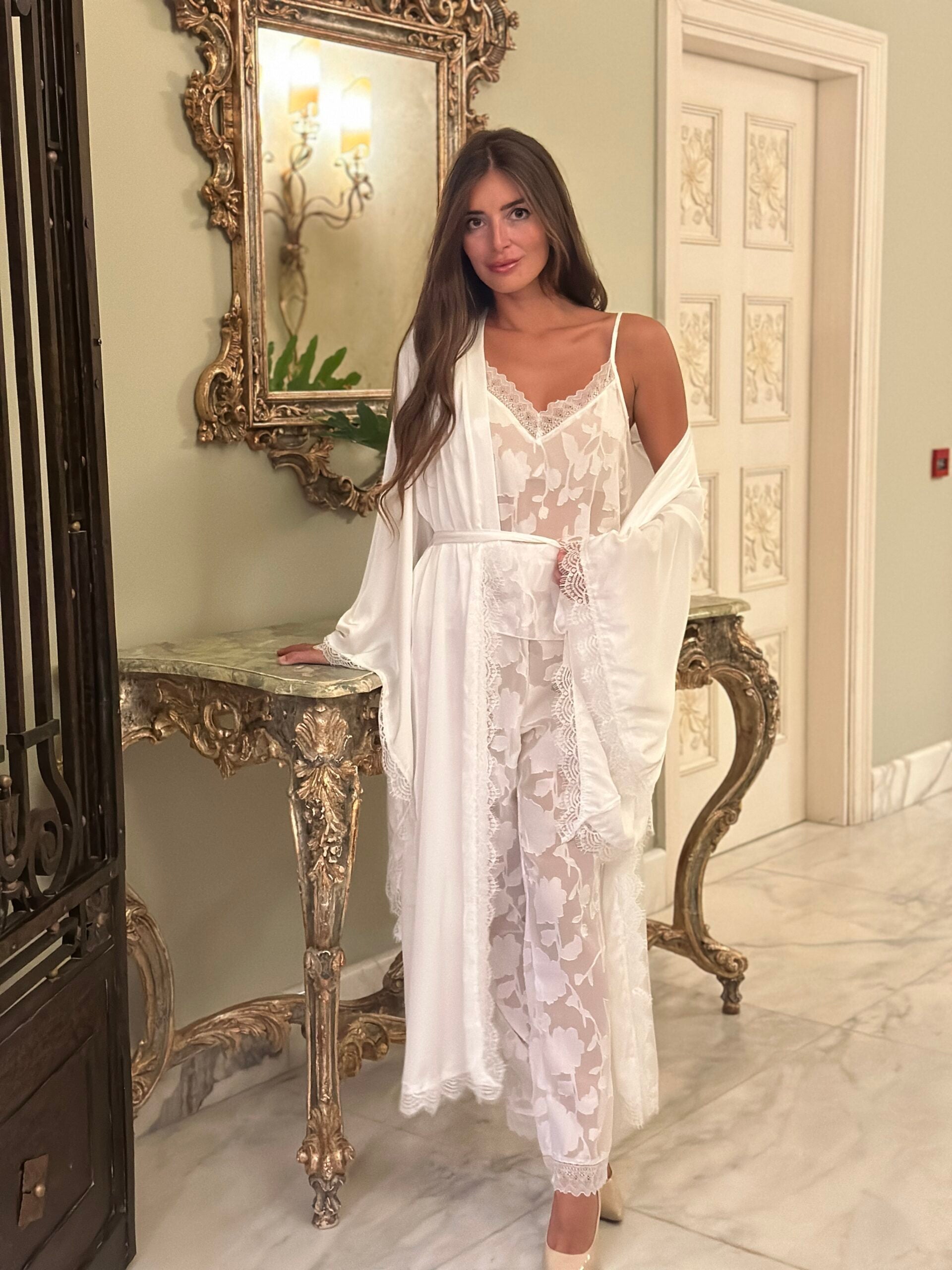 Vestaglia raso Tamara