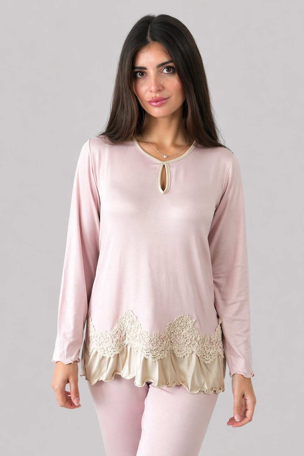 Pigiama-Allegra-rosa-dett