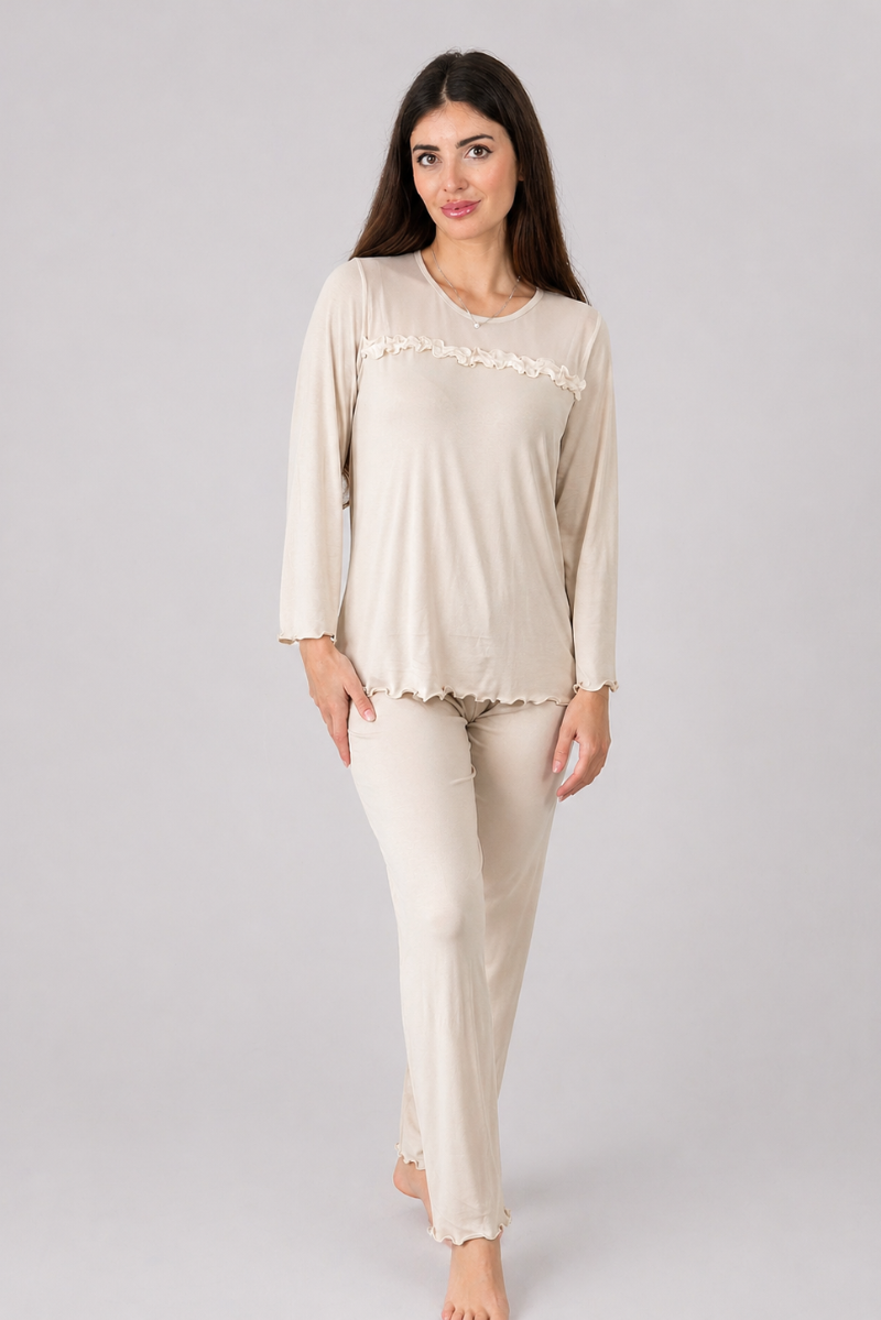 Pigiama-beatrice-beige