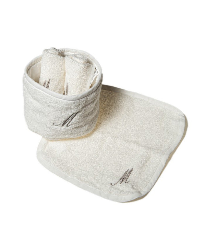 Cestino bagno con lavette