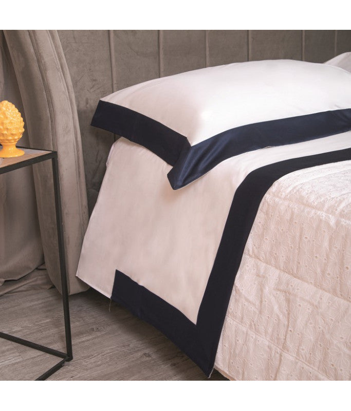 Completo lenzuola balza raso