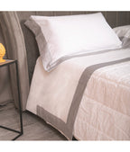 Completo lenzuola balza raso