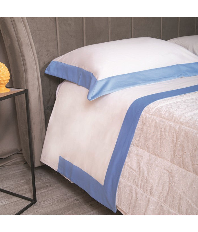 Completo lenzuola balza raso