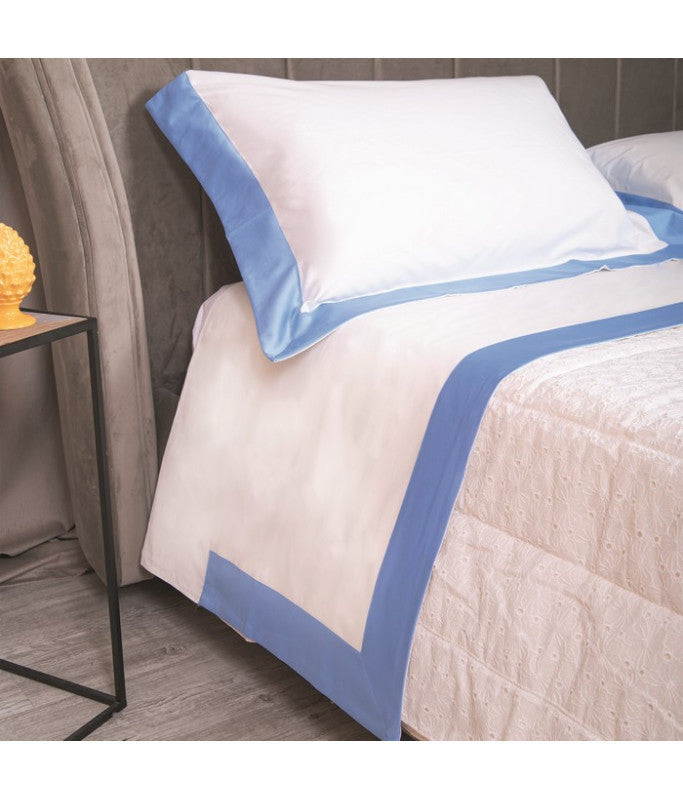 Completo lenzuola balza raso