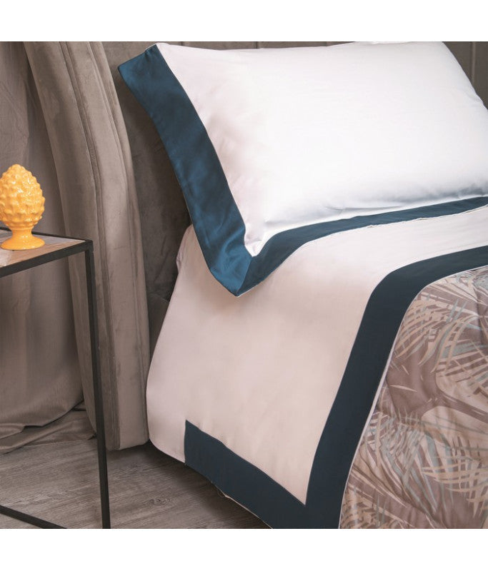 Completo lenzuola balza raso