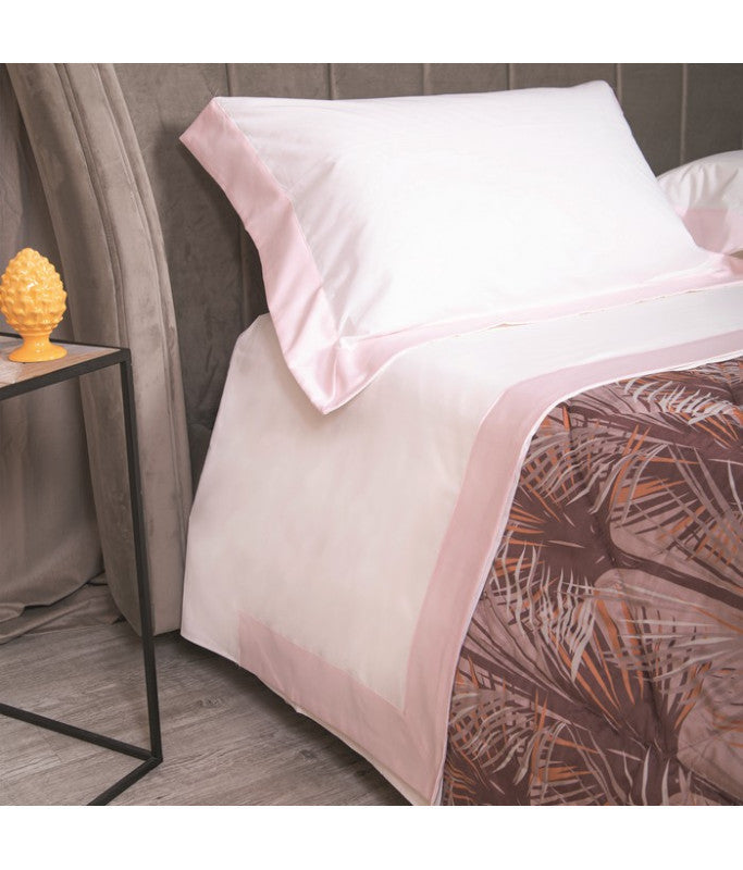 Completo lenzuola balza raso