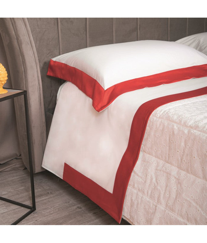 Completo lenzuola balza raso