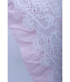 Completo lenzuola con pizzo e volant