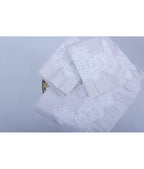Completo lenzuola con pizzo e volant