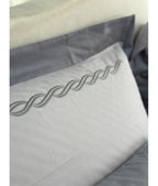 Completo lenzuola ricamo ad onde