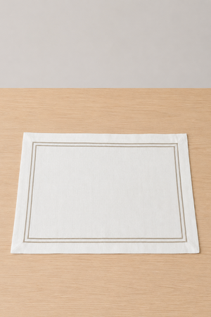 Bianco/bacchetta beige